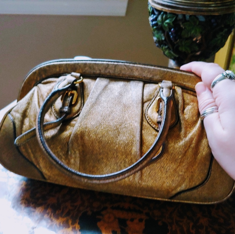 Prada purse - Rare gold soft leather - Picture 6 of 8